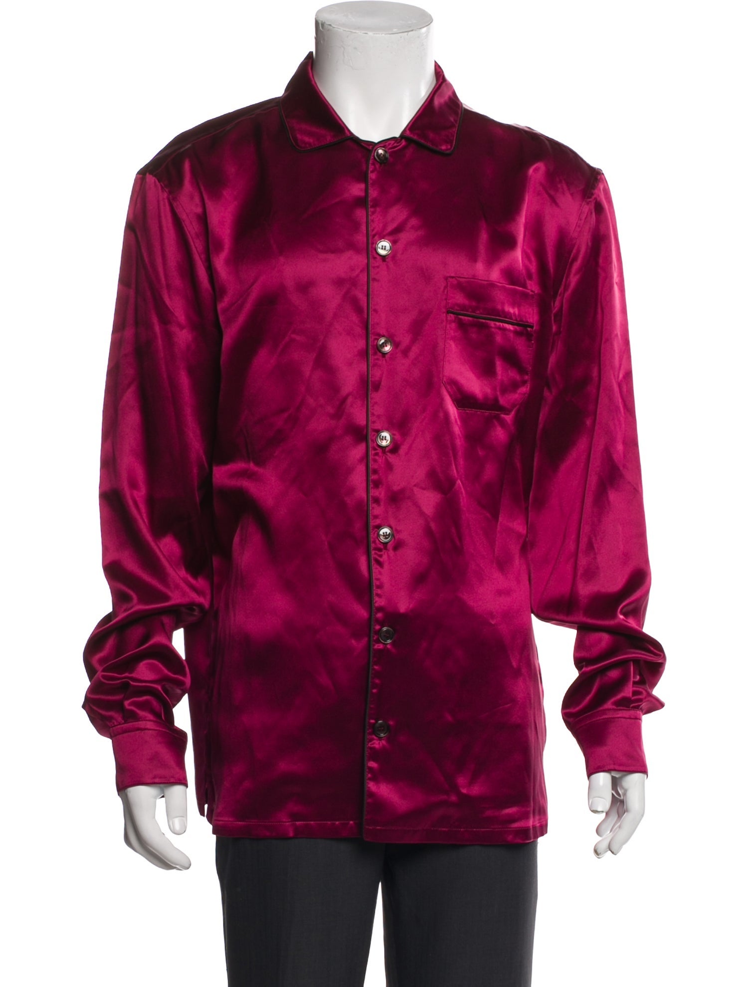 Dolce & Gabbana Silk Pajama Top