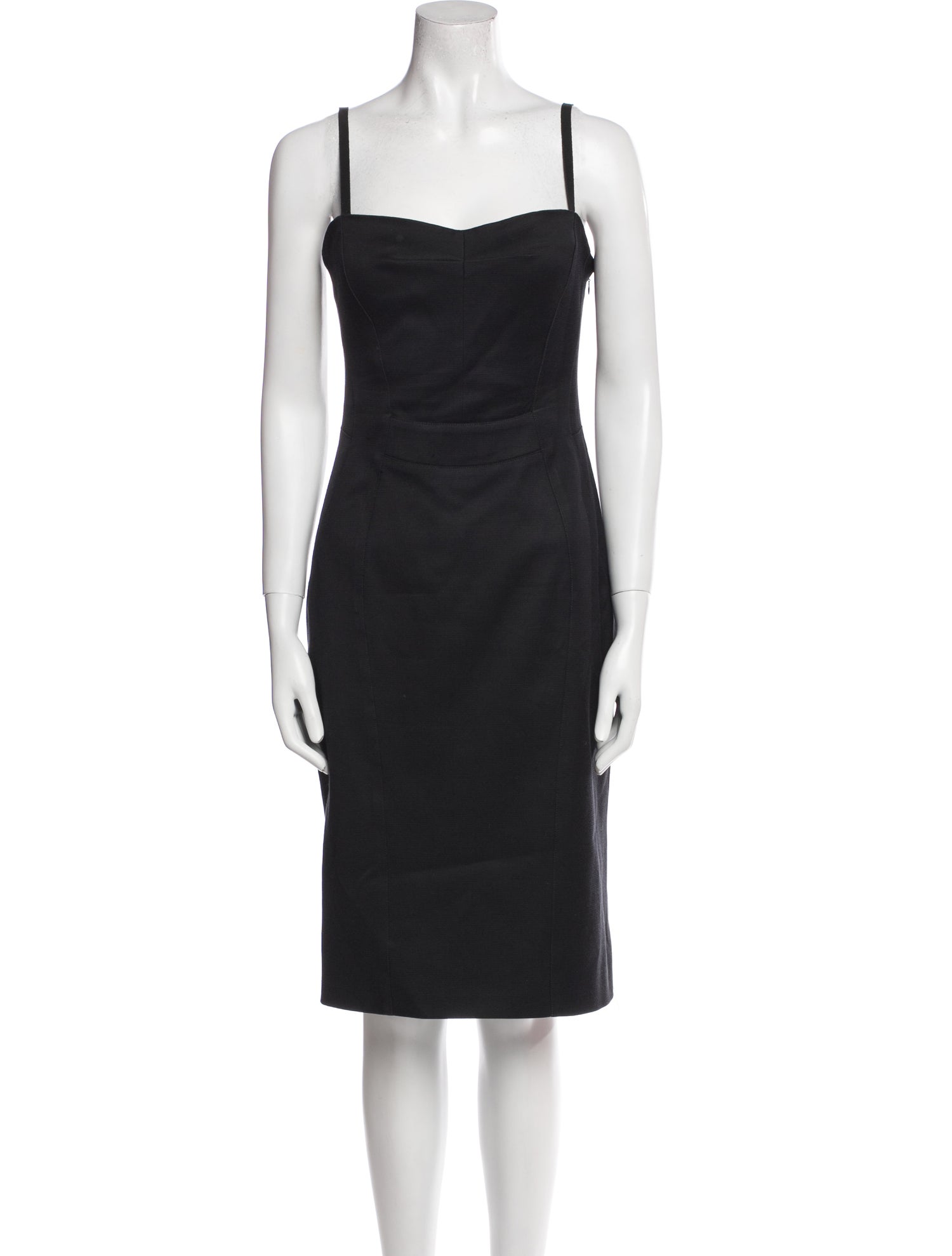 Dolce & Gabbana Square Neckline Knee-Length Dress
