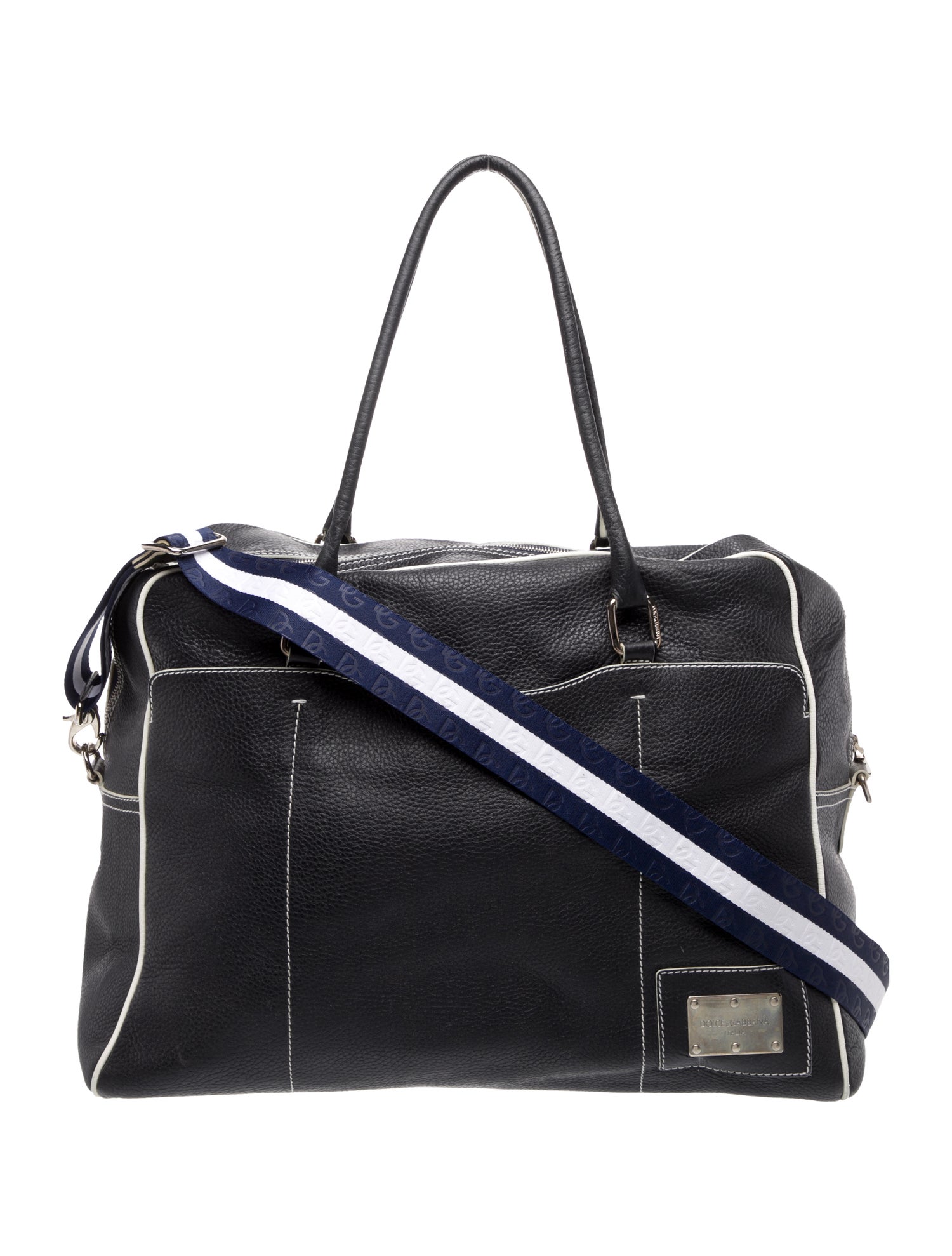 Dolce & Gabbana Leather Weekender Bag