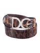 Dolce & Gabbana Leather Waist Belt