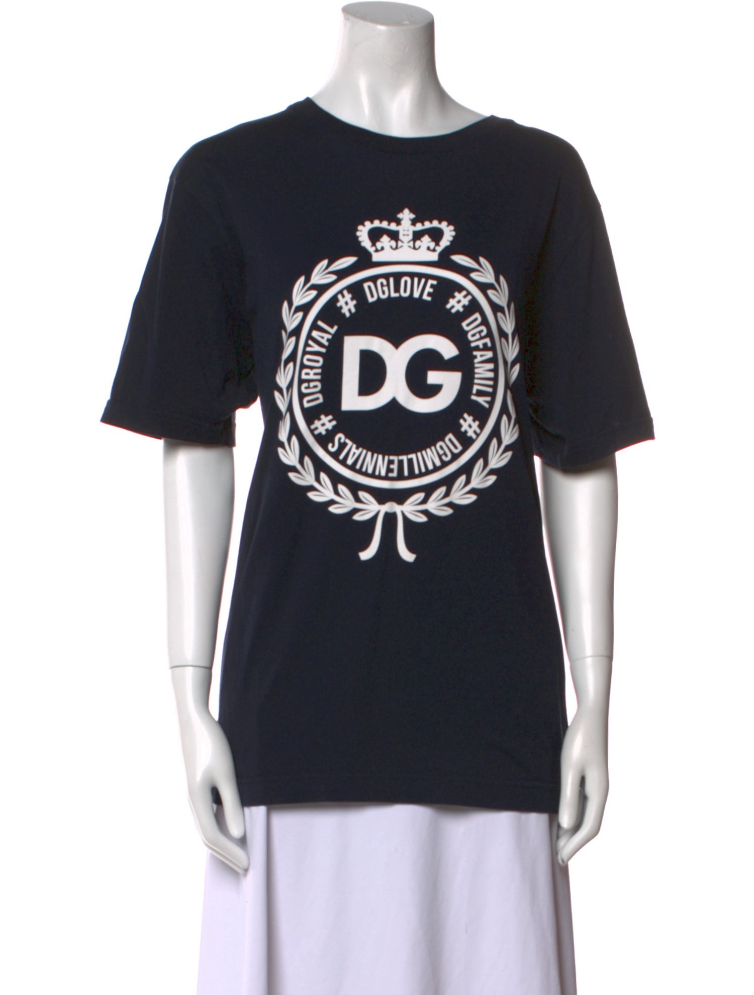Dolce & Gabbana Graphic Print Crew Neck T-Shirt