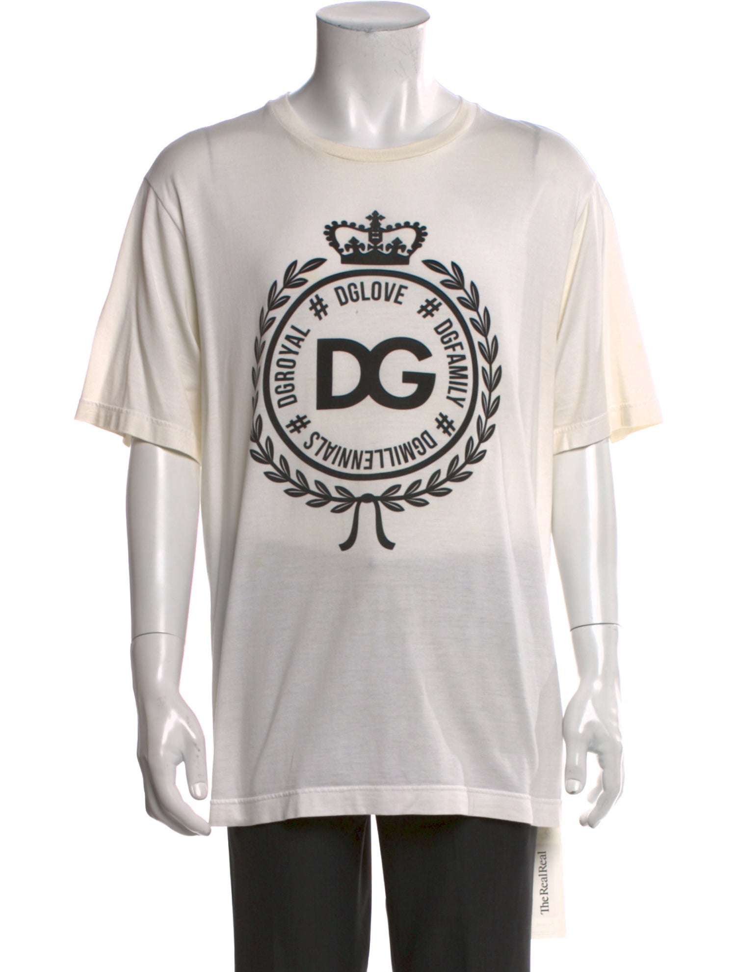 Dolce & Gabbana Graphic Print Crew Neck T-Shirt