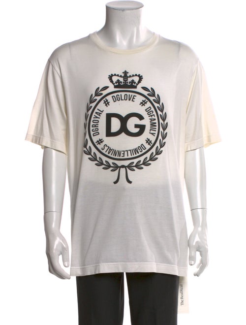 Dolce & Gabbana Graphic Print Crew Neck T-Shirt