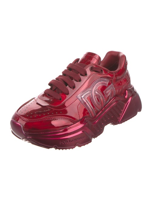Dolce & Gabbana Patent Leather Chunky Sneakers