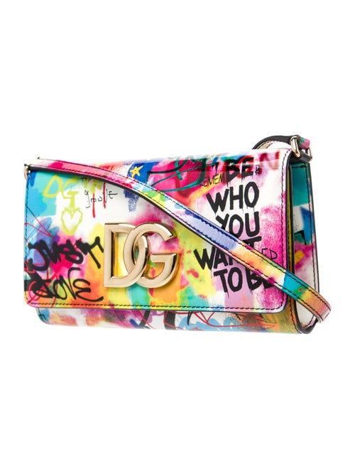 Dolce & Gabbana Patent Leather Crossbody Bag Small