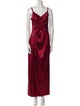 Dolce & Gabbana Silk Long Dress