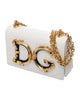 Dolce & Gabbana Embossed Leather DG Girls