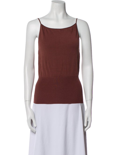 Dolce & Gabbana Square Neckline Sleeveless Top