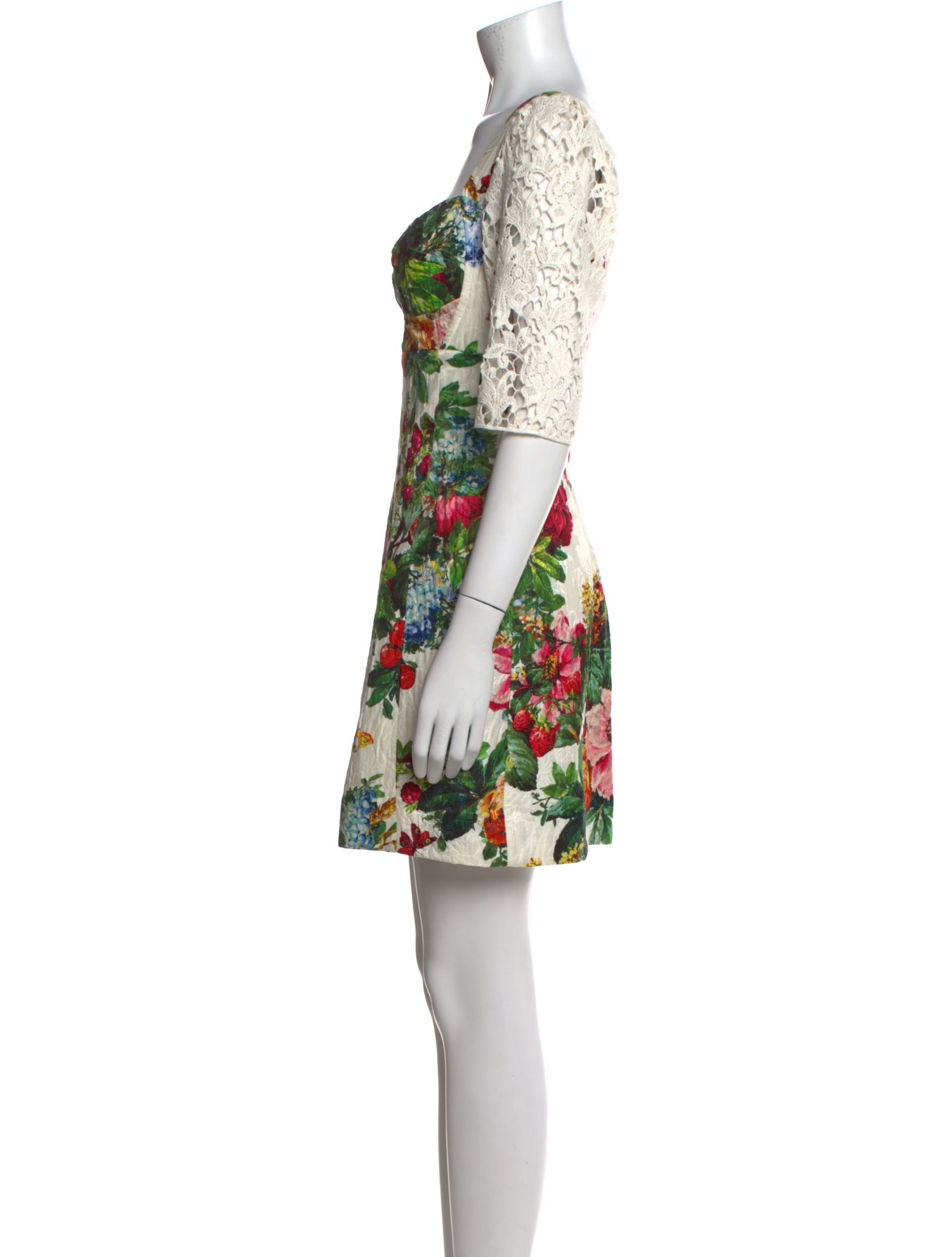 Dolce & Gabbana Floral Print Mini Dress