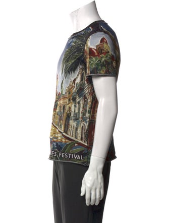 Dolce & Gabbana Graphic Print Crew Neck T-Shirt