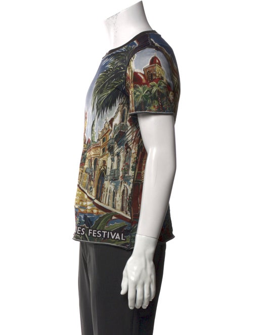 Dolce & Gabbana Graphic Print Crew Neck T-Shirt