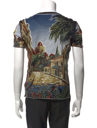 Dolce & Gabbana Graphic Print Crew Neck T-Shirt