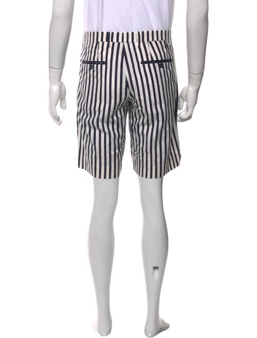 Dolce & Gabbana Striped Flat Front Shorts