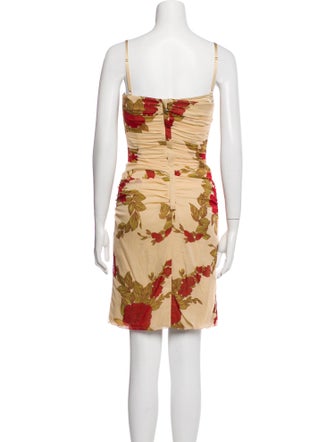 Dolce & Gabbana Floral Print Mini Dress