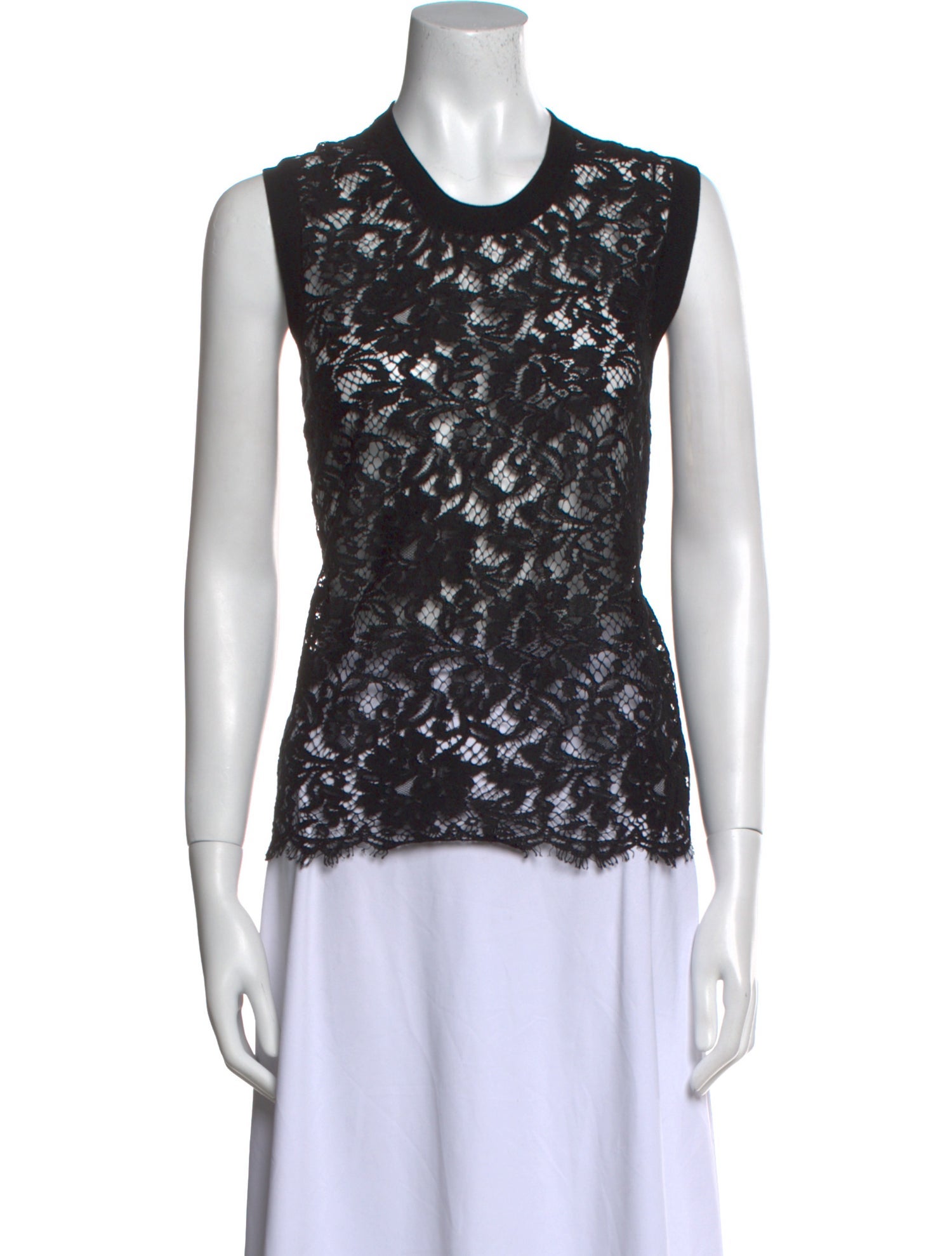 Dolce & Gabbana Virgin Wool Crew Neck Top