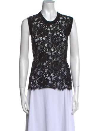 Dolce & Gabbana Virgin Wool Crew Neck Top