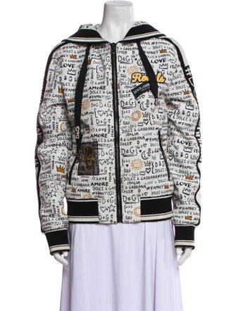Dolce & Gabbana Printed Bomber Jacket