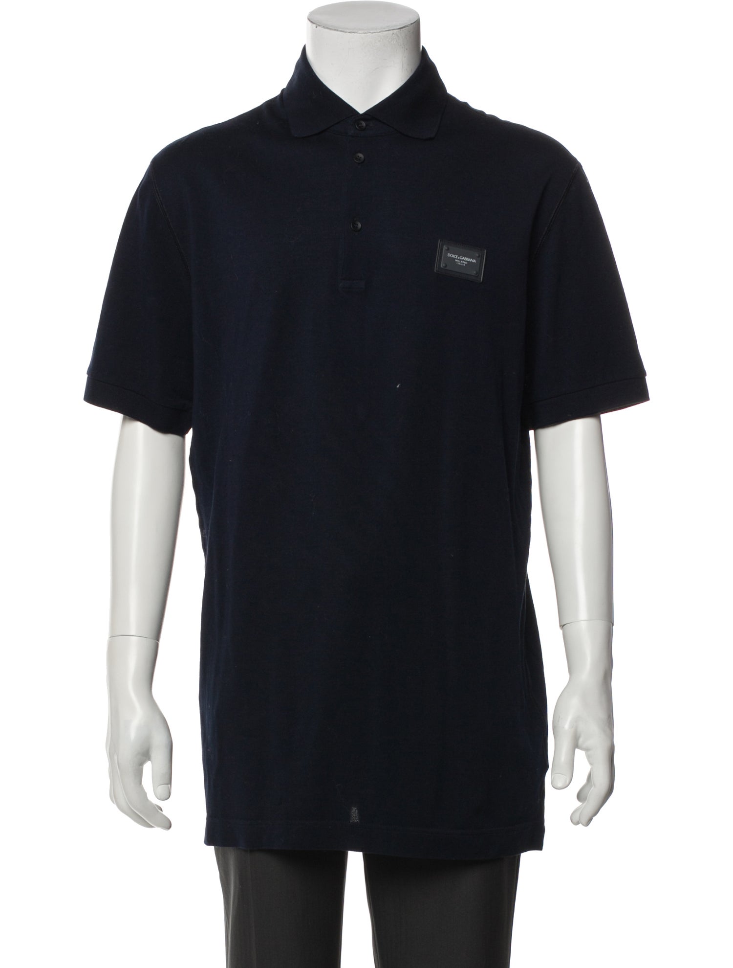 Dolce & Gabbana Collar Short Sleeve Polo Shirt