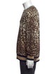 Dolce & Gabbana Animal Print Crew Neck Pullover
