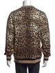 Dolce & Gabbana Animal Print Crew Neck Pullover