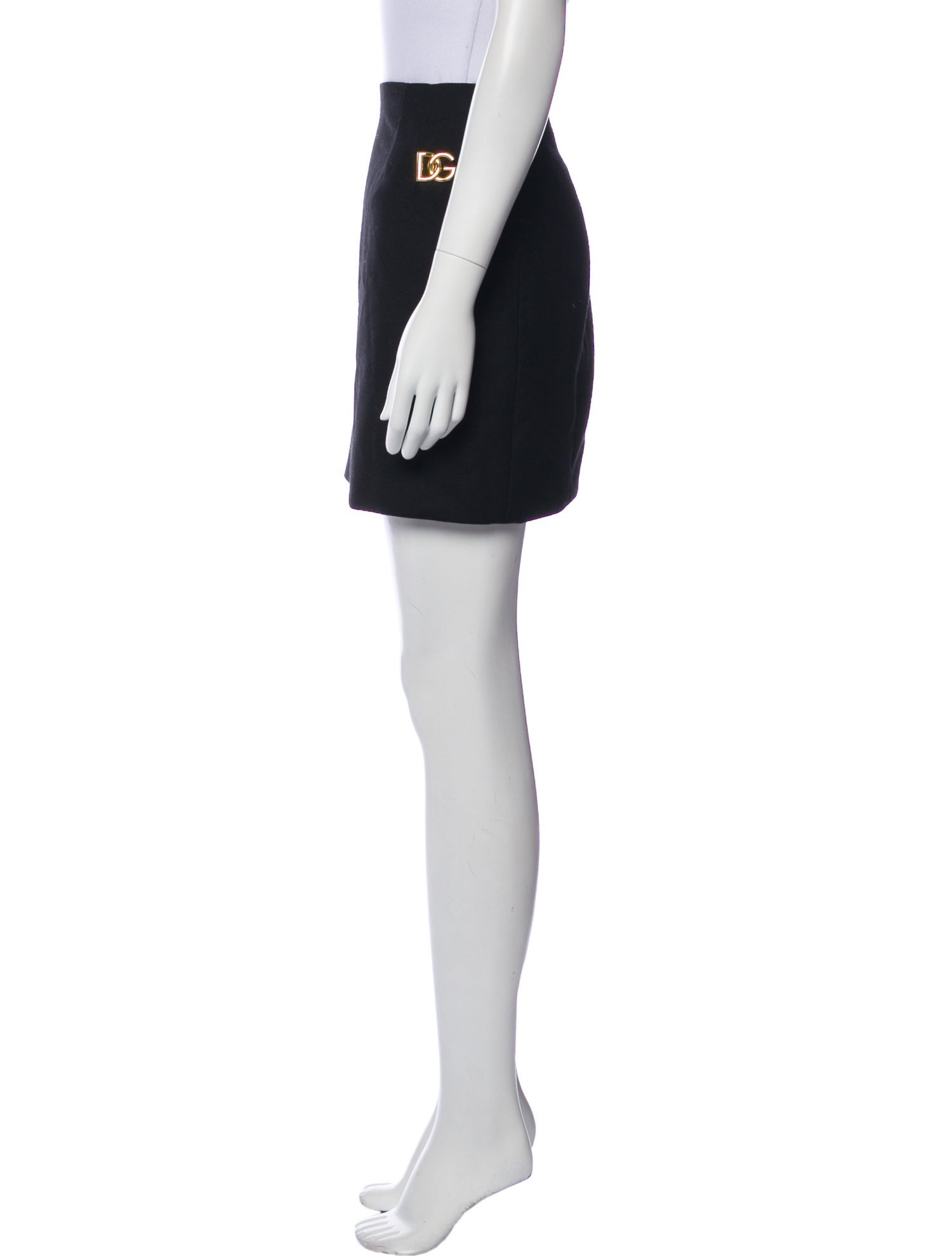 Dolce & Gabbana Virgin Wool Mini Skirt