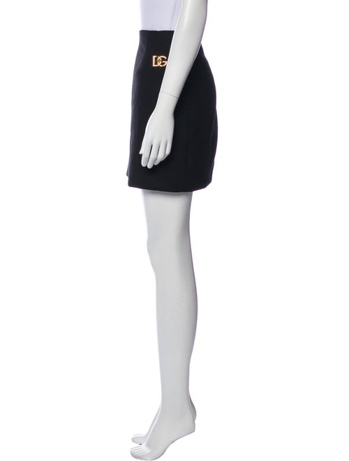 Dolce & Gabbana Virgin Wool Mini Skirt