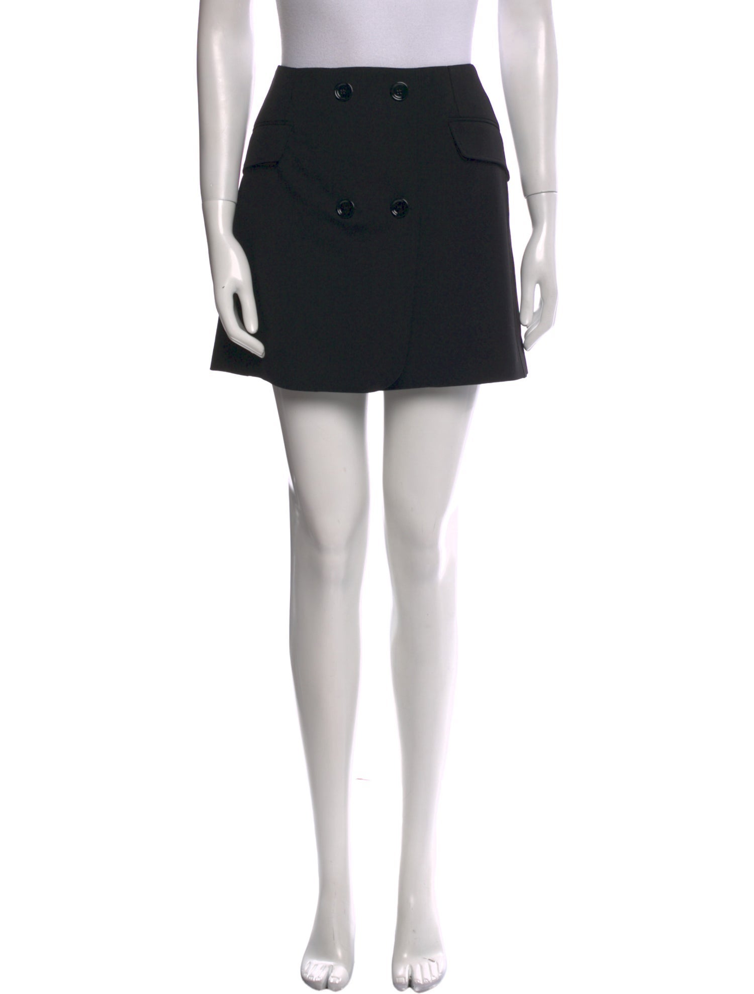 Dolce & Gabbana Wool Mini Skirt