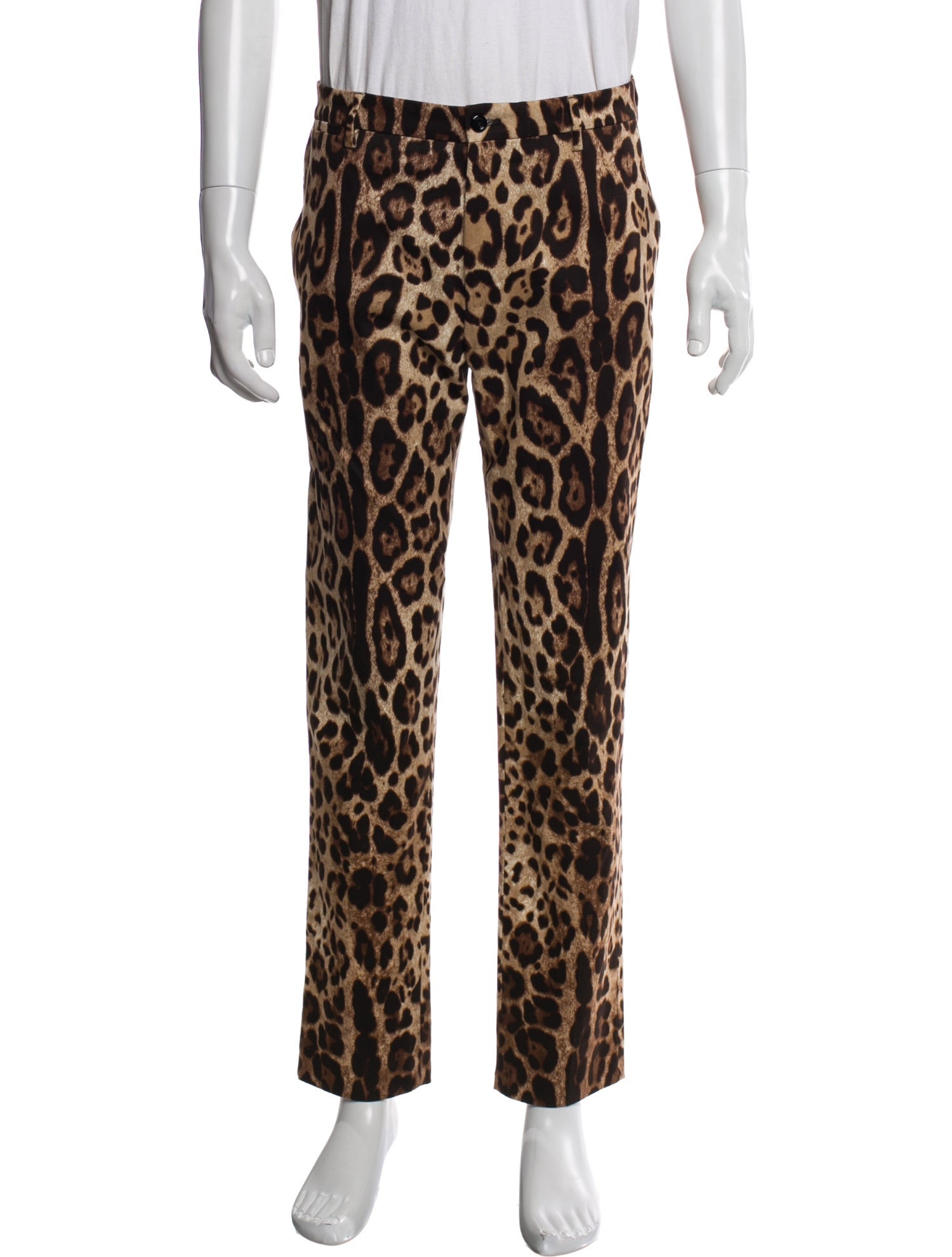 Dolce & Gabbana Animal Print Pants