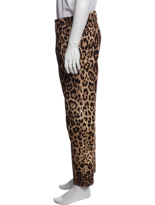 Dolce & Gabbana Animal Print Pants