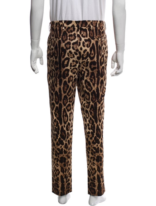 Dolce & Gabbana Animal Print Pants
