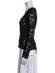 Dolce & Gabbana Lace Pattern Scoop Neck Blouse