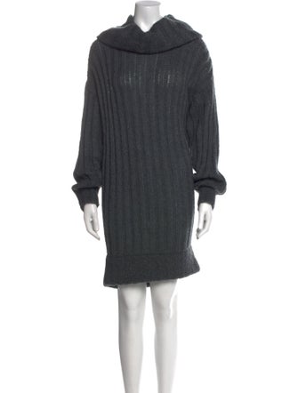 Dolce & Gabbana Virgin Wool Mini Dress