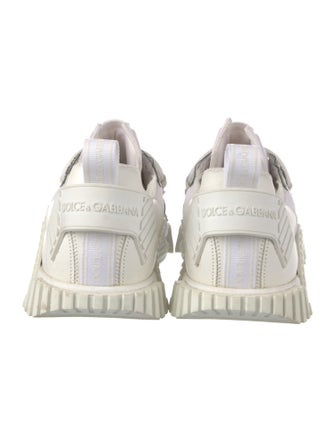 Dolce & Gabbana Leather Printed Chunky Sneakers