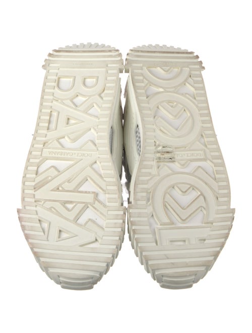 Dolce & Gabbana Leather Printed Chunky Sneakers