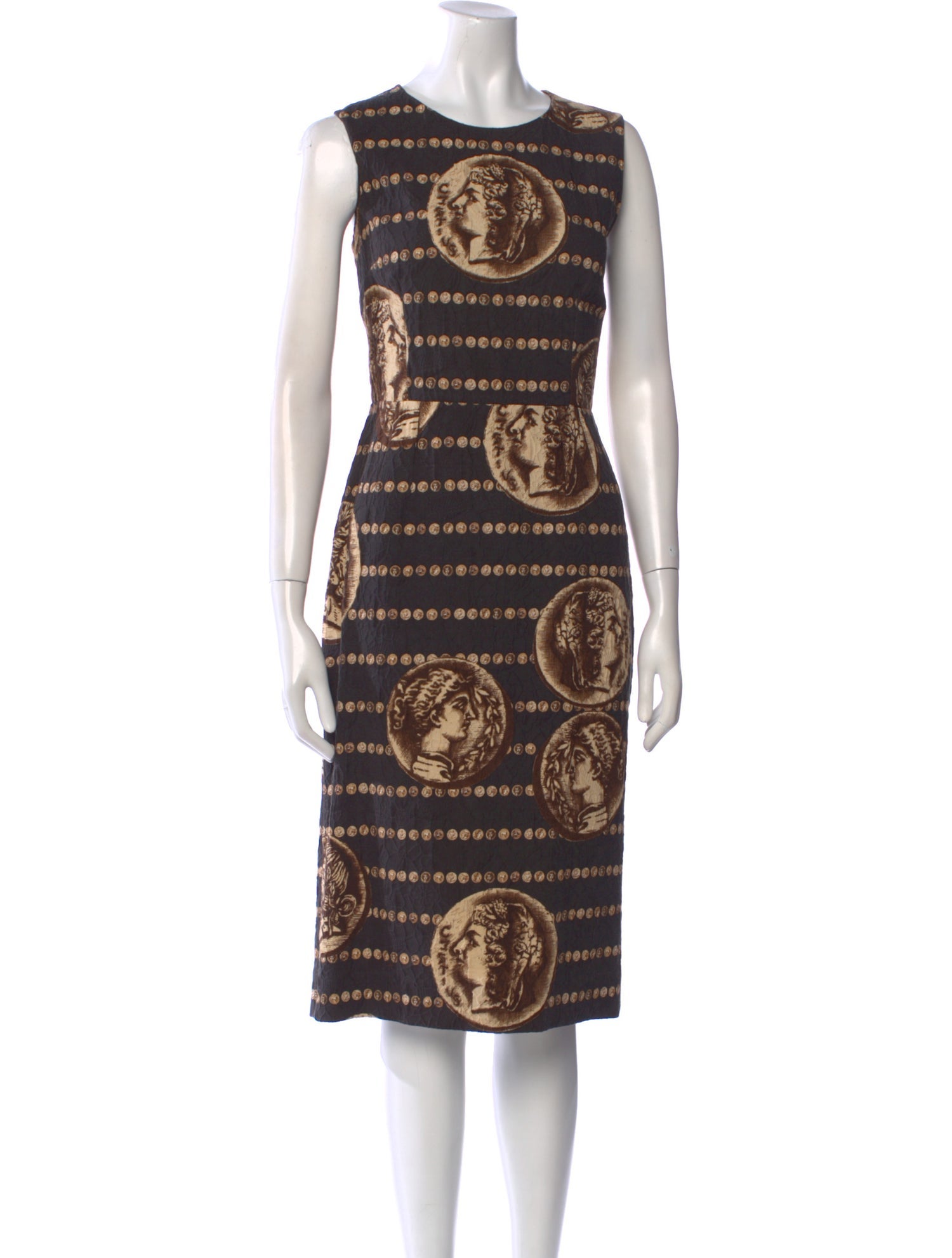 Dolce & Gabbana Printed Midi Length Dress