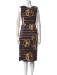 Dolce & Gabbana Printed Midi Length Dress