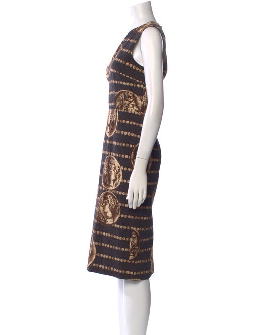 Dolce & Gabbana Printed Midi Length Dress