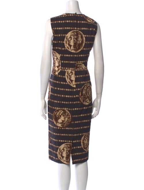 Dolce & Gabbana Printed Midi Length Dress