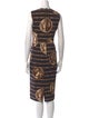 Dolce & Gabbana Printed Midi Length Dress