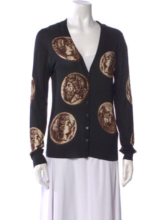 Dolce & Gabbana Silk Printed Sweater