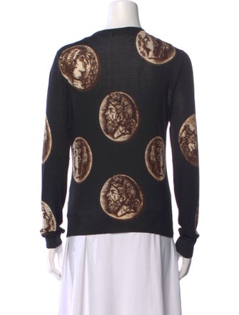 Dolce & Gabbana Silk Printed Sweater