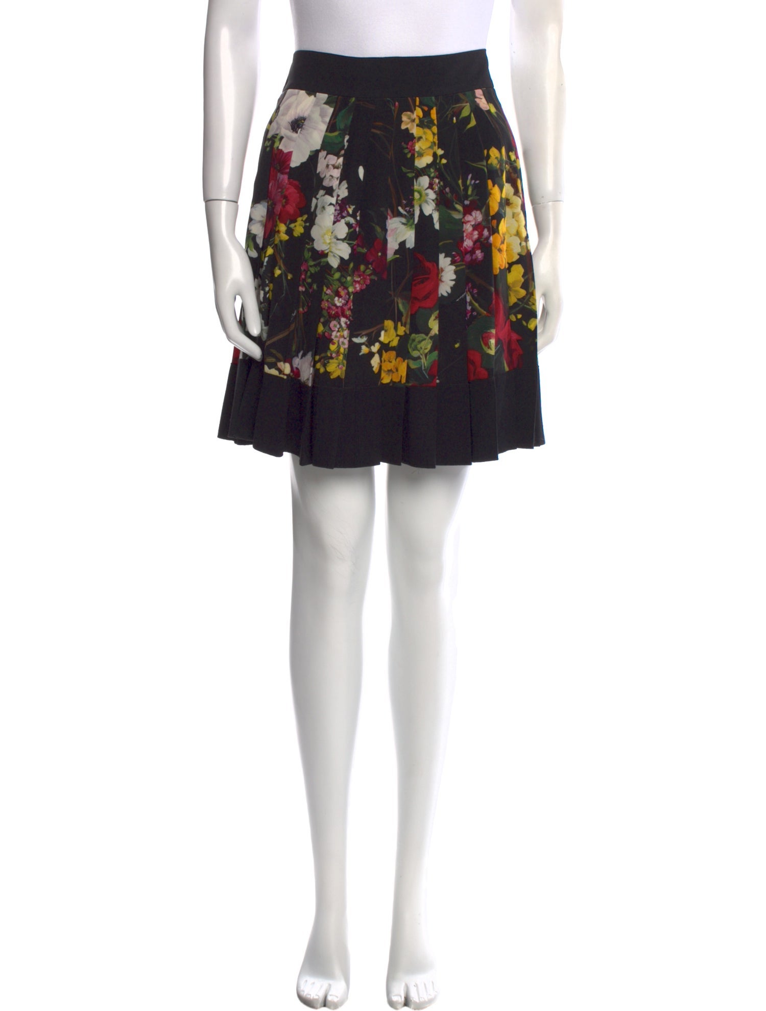 Dolce & Gabbana Silk Mini Skirt