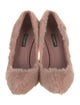 Dolce & Gabbana Faux Fur Animal Print Pumps