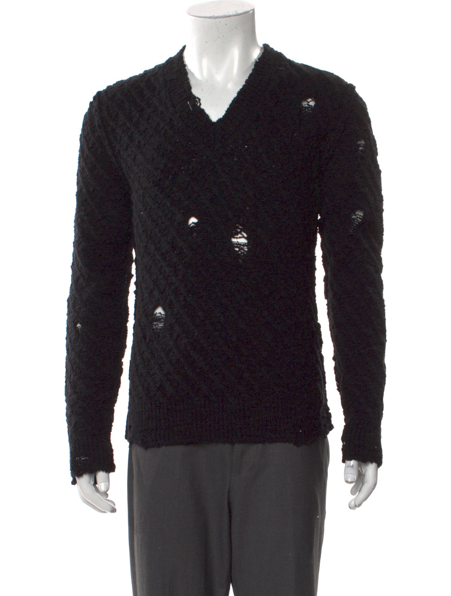 Dolce & Gabbana Virgin Wool V-Neck Pullover
