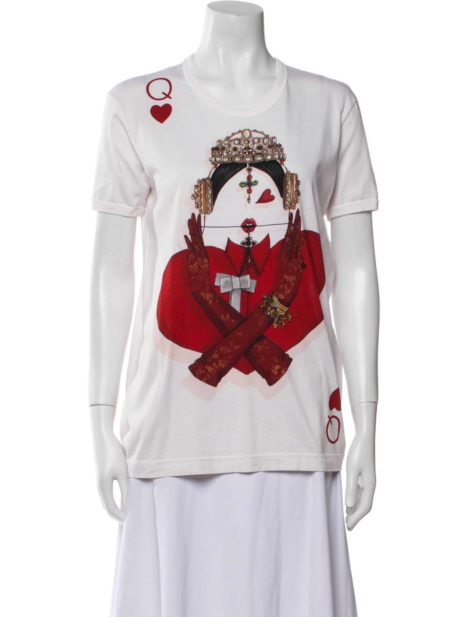 Dolce & Gabbana Graphic Print Crew Neck T-Shirt