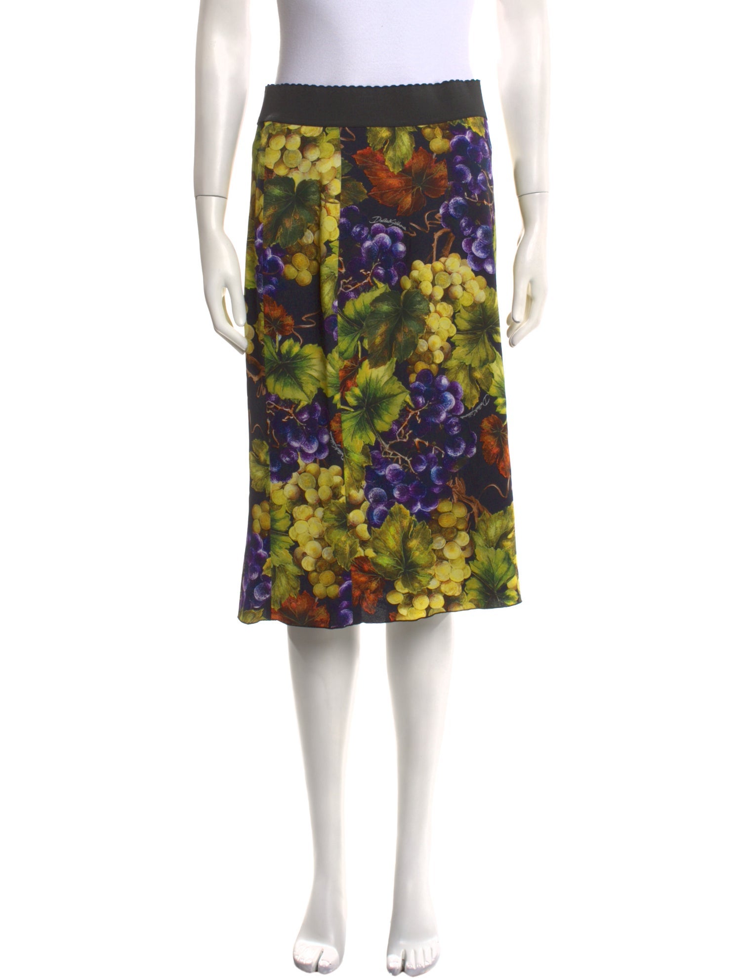 Dolce & Gabbana Floral Print Knee-Length Skirt