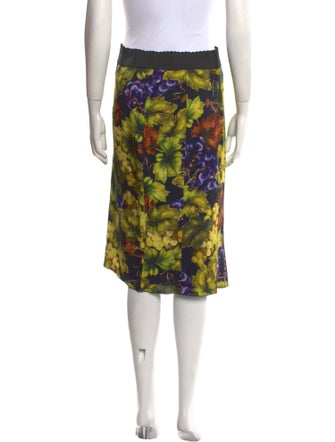 Dolce & Gabbana Floral Print Knee-Length Skirt