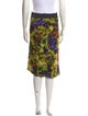 Dolce & Gabbana Floral Print Knee-Length Skirt