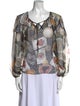 Dolce & Gabbana Silk Printed Blouse