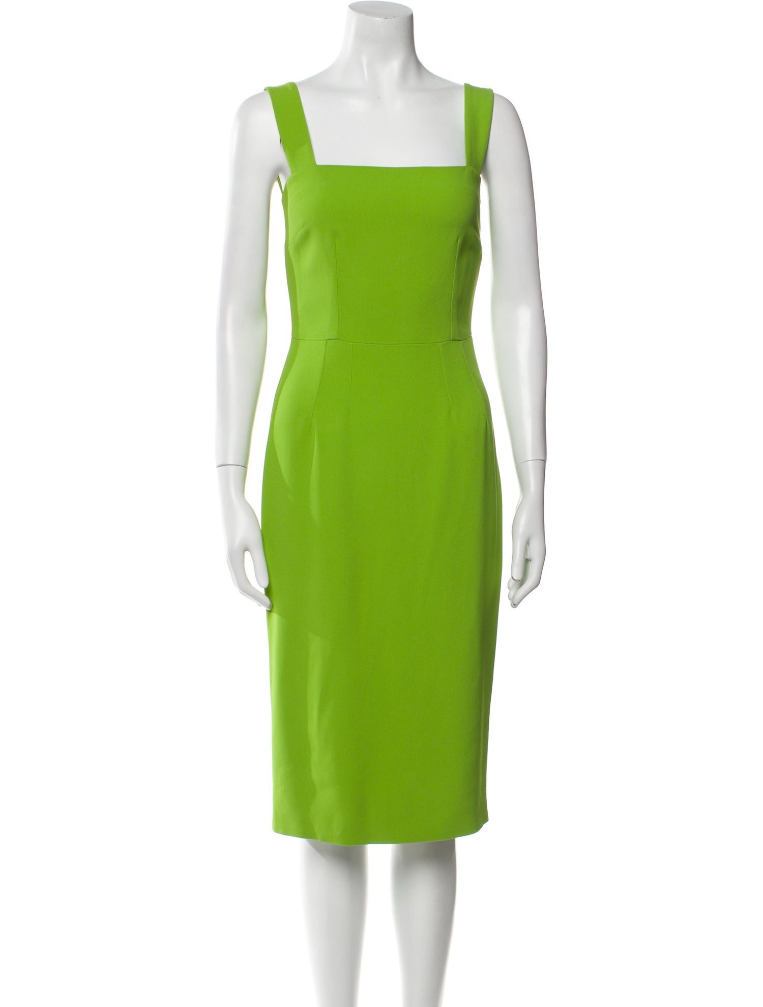 Dolce & Gabbana Square Neckline Midi Length Dress